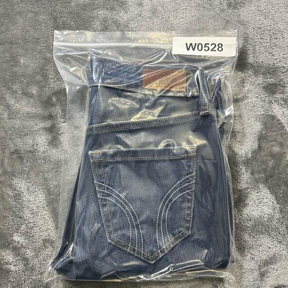 Hollister Jeans Women’s 2L/26w Blue Hi-Rise Super Skinny Distressed Soft Stretch - Picture 13 of 13